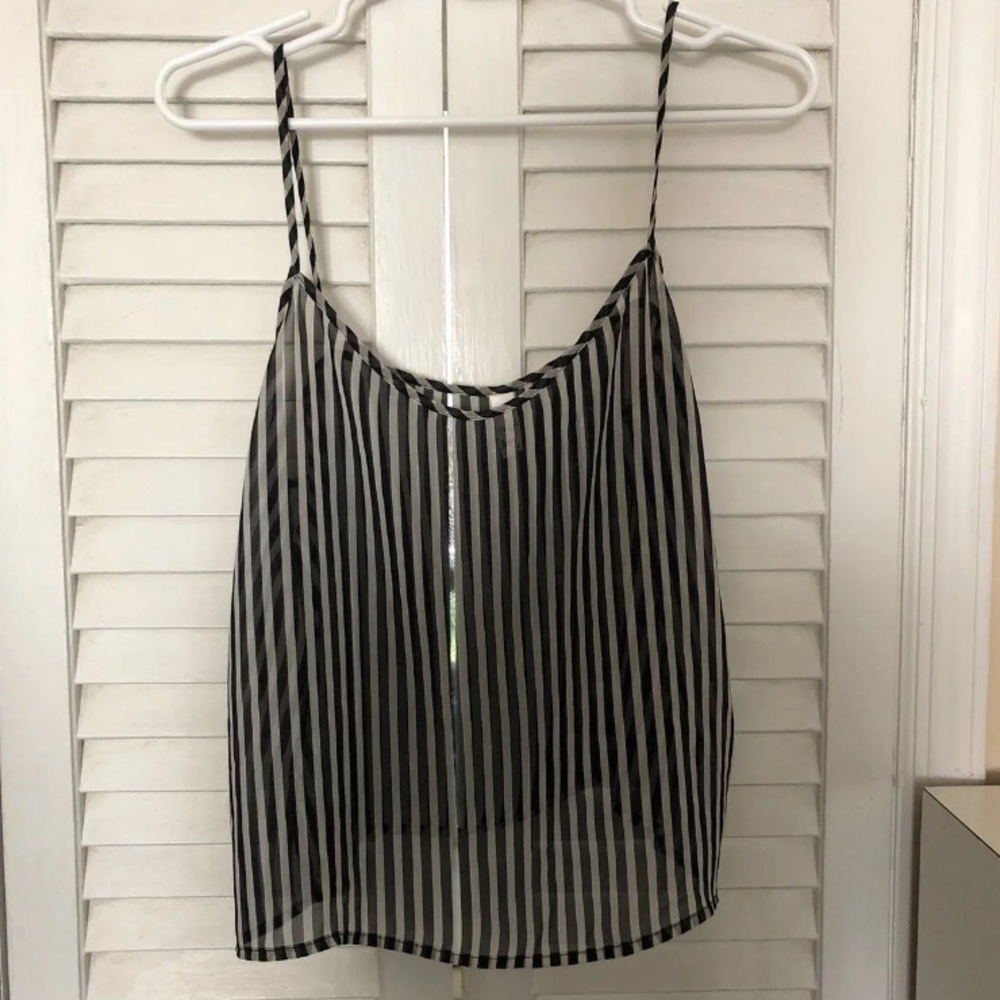 Transparent Spaghetti Strap Tank